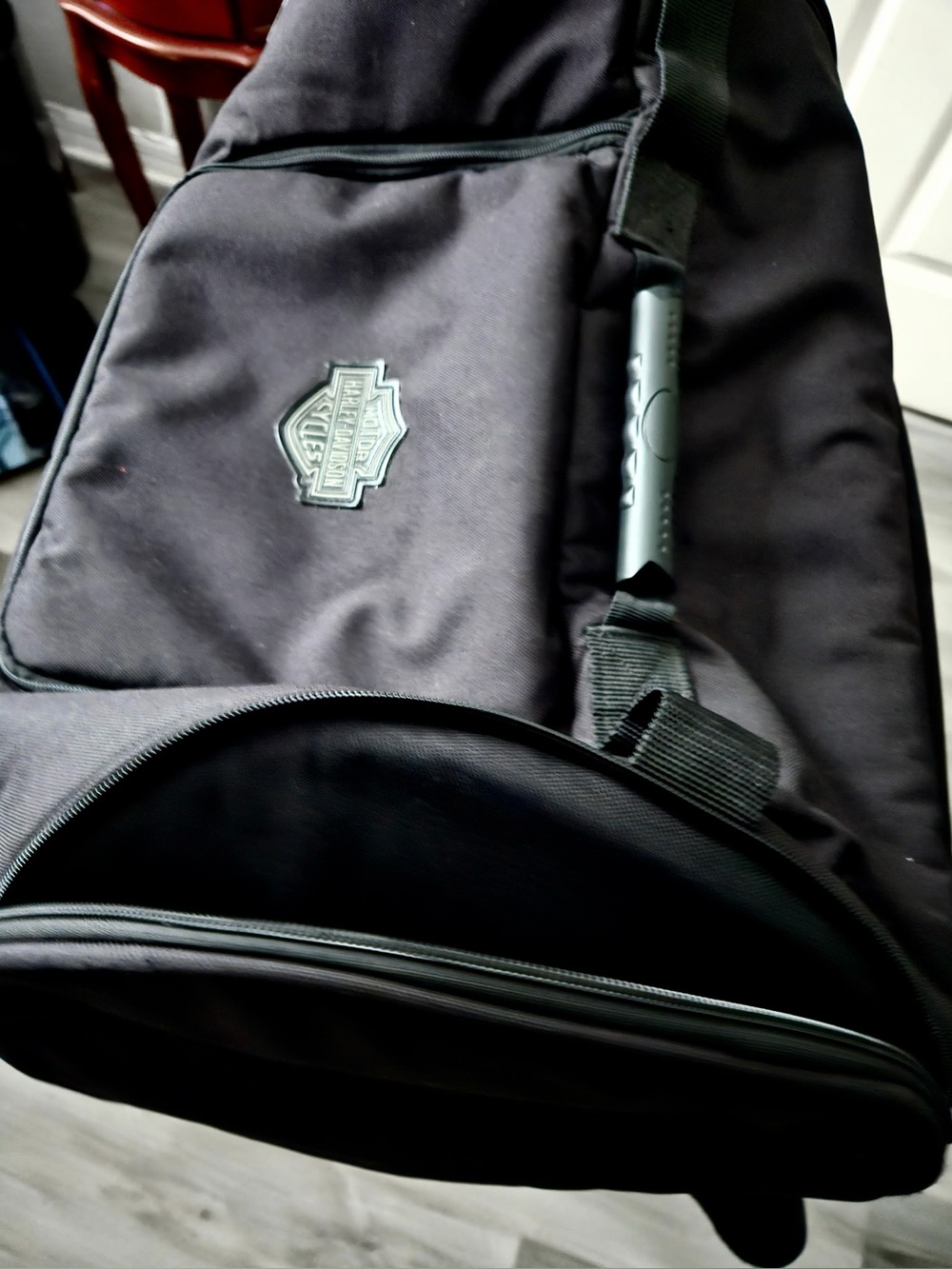 Harley-Davidson Black Men's Travel Duffel with Logo Patch